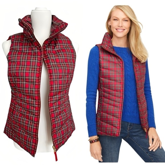 Talbots Jackets & Blazers - Talbots Down-Fill Puffer Vest – Cheerful Plaid – Petite Small
Cozy Lightweight